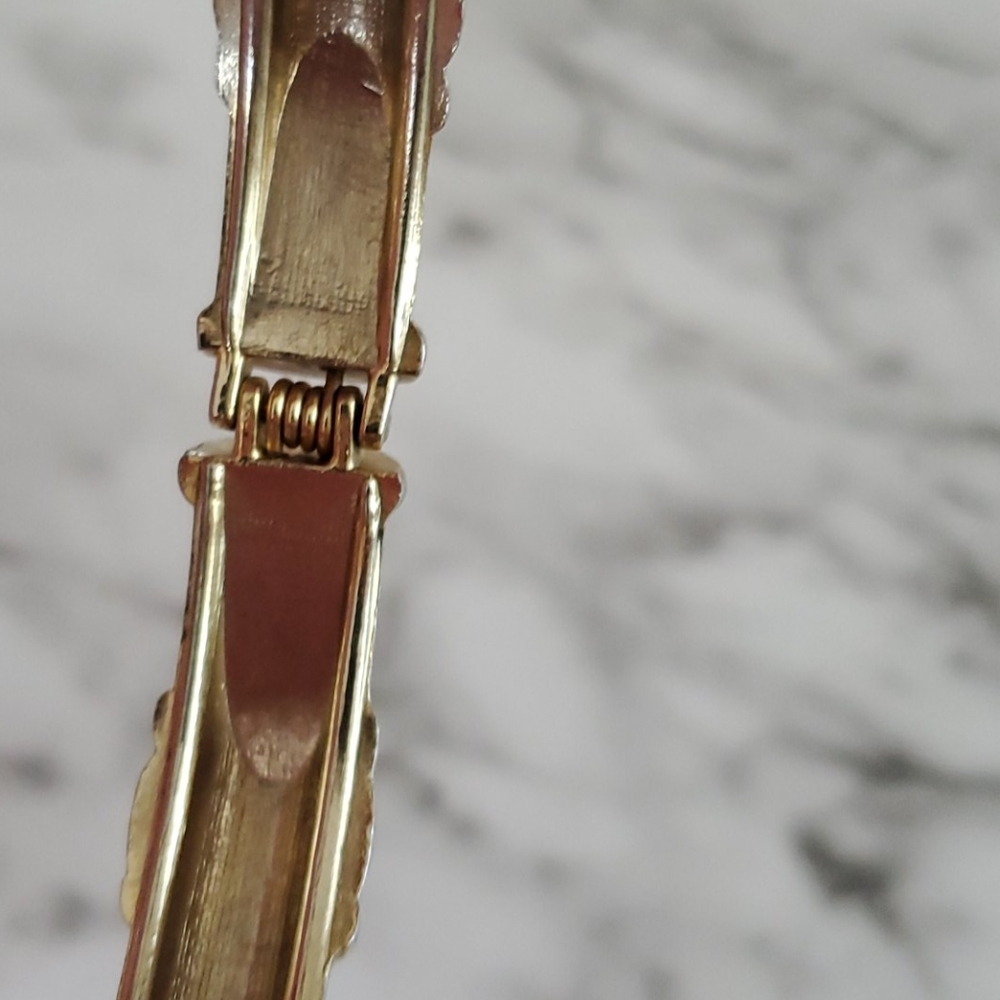 Statement Goldtone Bangle - image 3